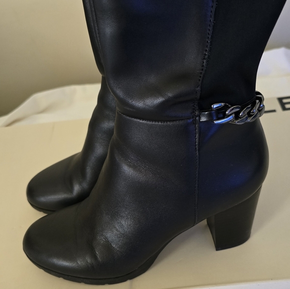 Boots, Anne Klein Women’s Black Heeled Boots - Picture 4 of 8